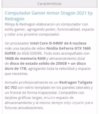 PC gamer + pantalla + silla + microfono - Imagen 5