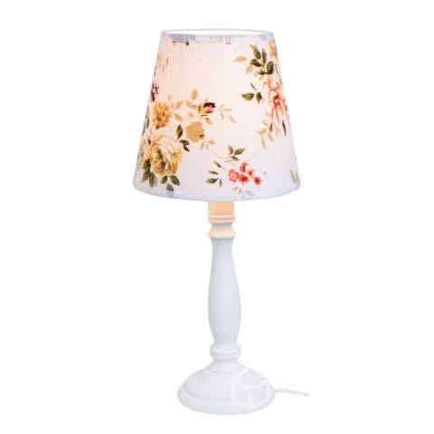 Lampara de Mesa Flores 29 cm 60 W