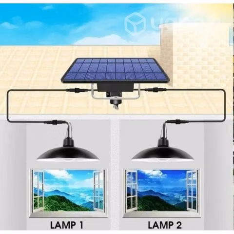 Ampolleta Colgante Tipo Plafon Solar X2 Carga