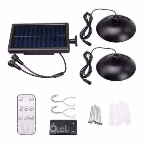 Ampolleta Colgante Tipo Plafon Solar X2 Carga