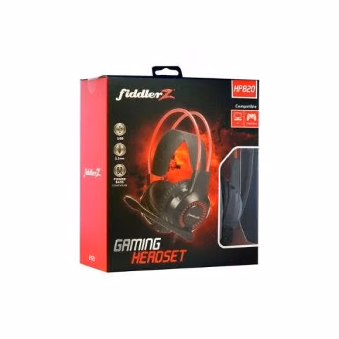 Audifonos gamer retroiluminados fiddler z