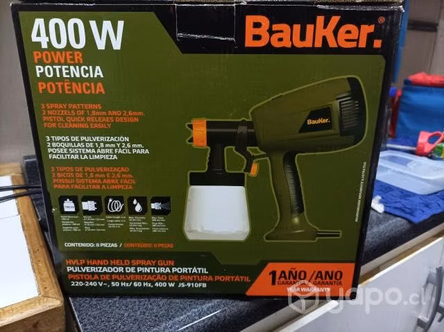 pistola de pintar bauker