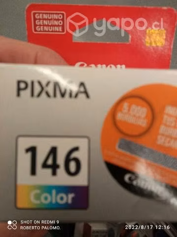 Tinta canon 146 color original usado