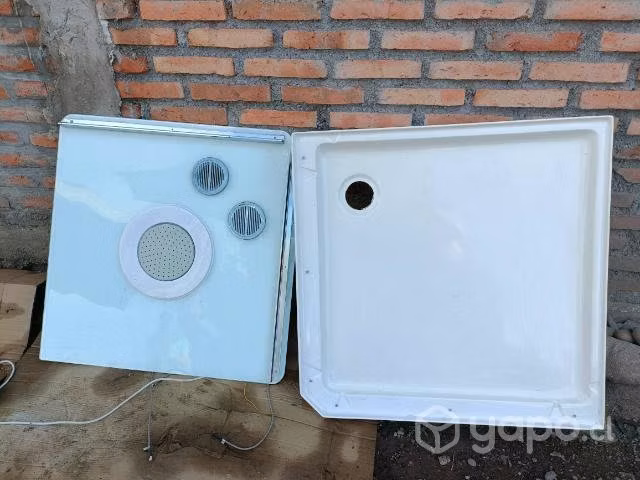 Cabina de esquina shower 90x90 190cm, tiene parlan - Imagen 2