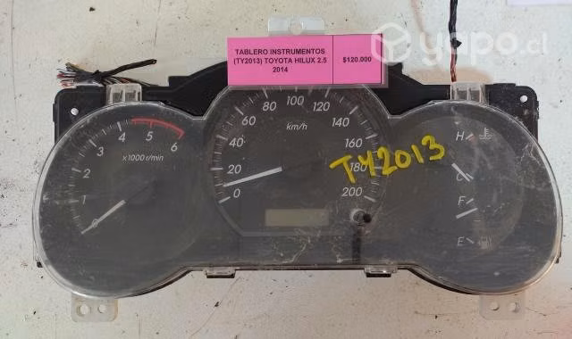 Tablero Instrumentos (TY2013) Toyota Hilux 2.5 201