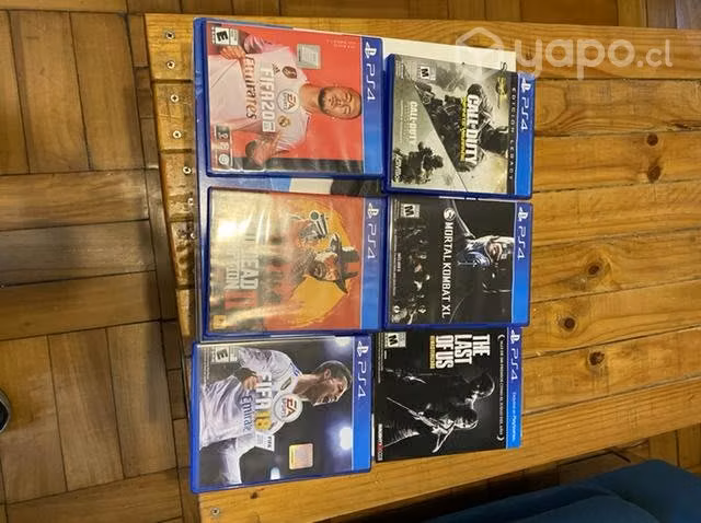 PS4 1TB + 2 controles + 6 juegos