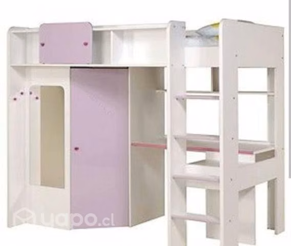 3 en 1 Camarote-Closet-Escritorio