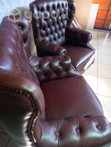 Sillones de cuero