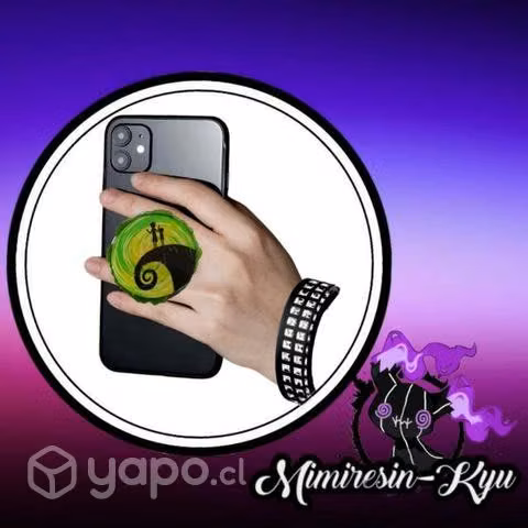 Popsocket Rick & Morty de resina. Mimiresinkyu