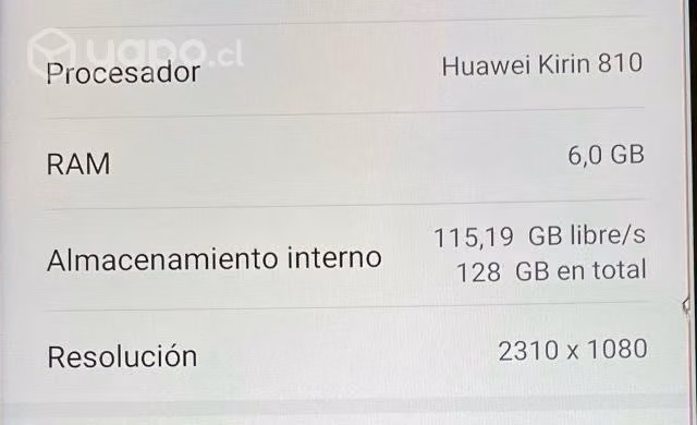 Huawei p40 lite 128gb 6gb ram