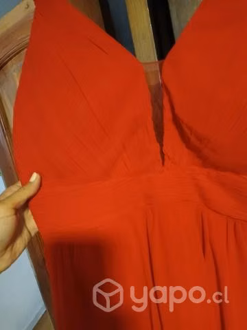 Vestido fiesta rojo - Imagen 2