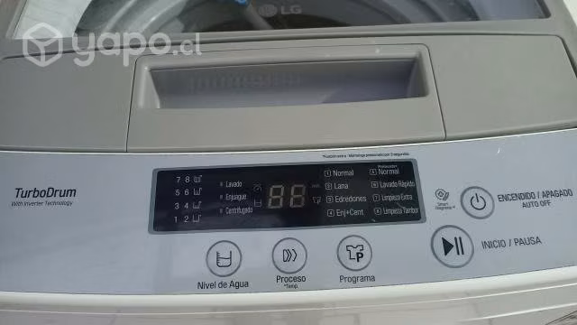 Lavadora LG 9KG Smart Inverter