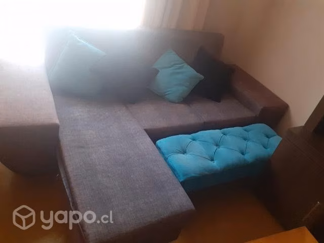 Sillon color grafito tipo L