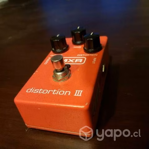 Pedal MXR distortiom III distorsion 3 guitarra