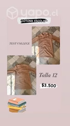 cotona escolar talla 12