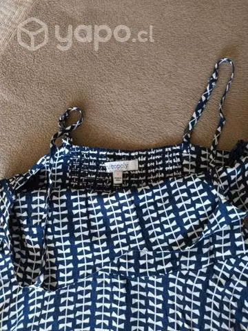 Vestido Azul Corto Talla S