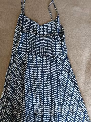 Vestido Azul Corto Talla S