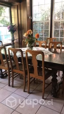 Comedor de madera para 8 Personas