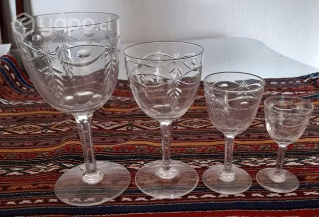 Copas de cristal fino