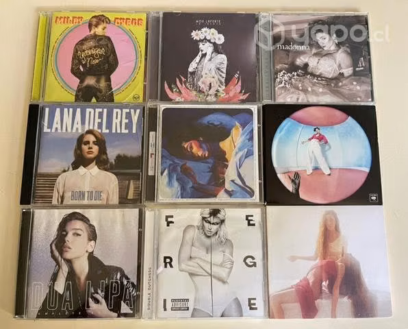 CDs artistas Pop