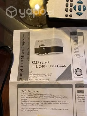 Micro proyector para presentaciones y videos