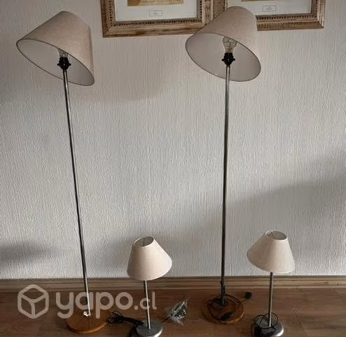 Juego de Lámparas NUEVO - (x2 de pie, x2 velador)