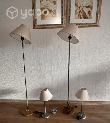 Juego de Lámparas NUEVO - (x2 de pie, x2 velador)