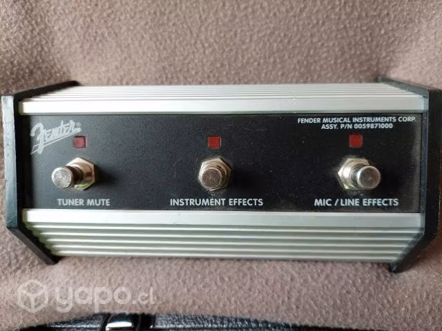 Footswitch Fender 3 botones