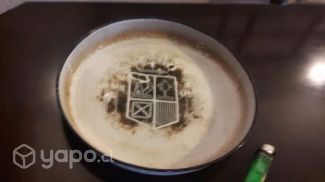 Antigua bandeja enlozada 25 cm diámetro - Imagen 5