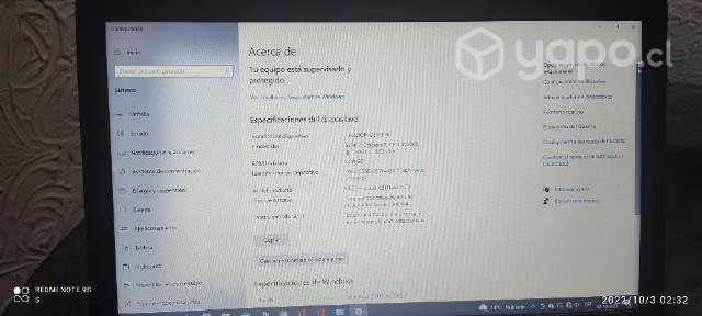Se vende Notebook HP