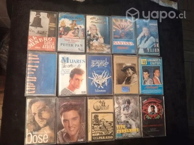 Casettes valor por cada uno