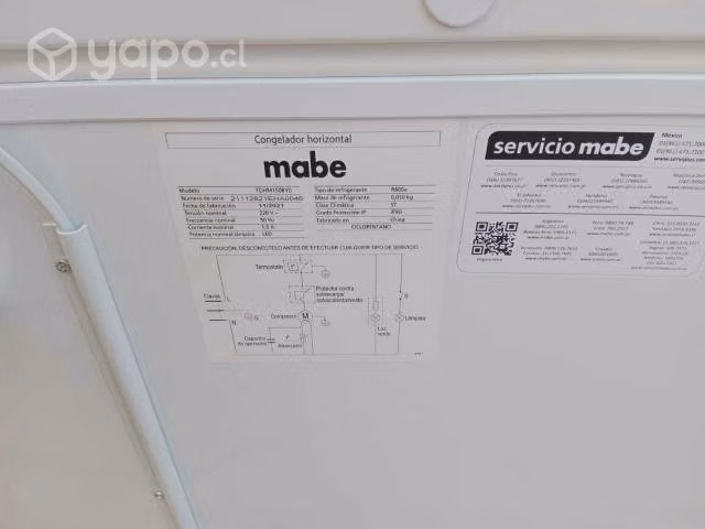 Congeladora horizontal marca MABE