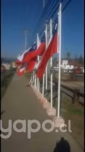 Mastil+base bandera