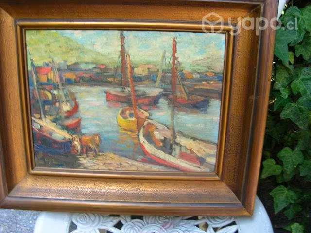 Oleo Antiguo sobre madera - Imagen 3
