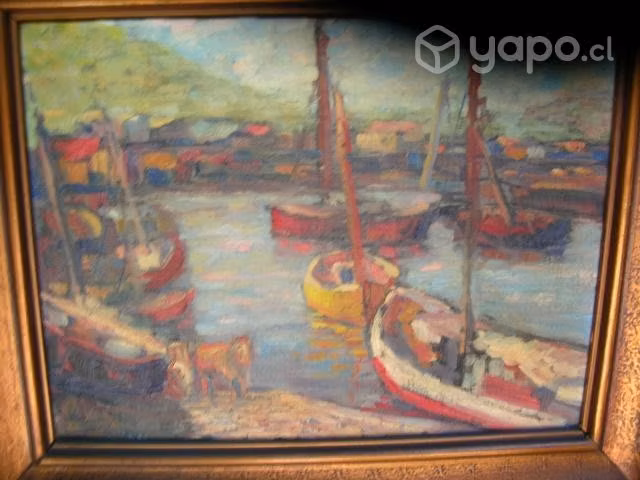 Oleo Antiguo sobre madera - Imagen 2