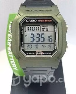 Reloj casio w800-3 sumergible nuevos