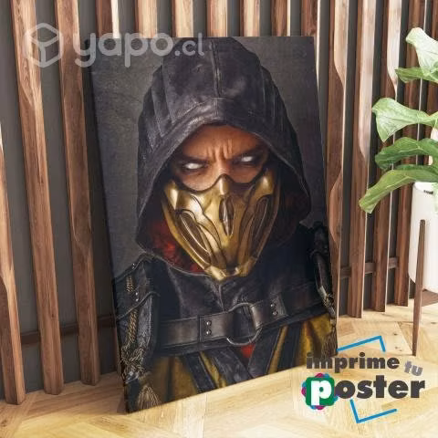 CUADROS PERSONAJES MORTAL KOMBAT 40x55cm