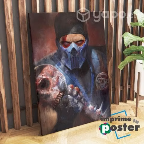 CUADROS PERSONAJES MORTAL KOMBAT 40x55cm