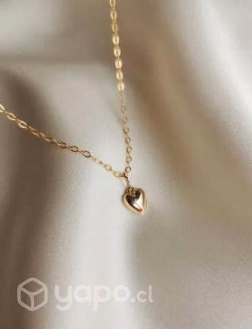 Cadena y Corazón Oro 18 kt