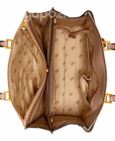 Cartera Guess Atene Society Satchel Bst Beige
