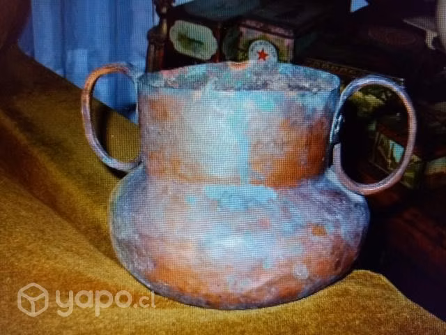 Cacharro de Cobre Colonial, hecho a mano