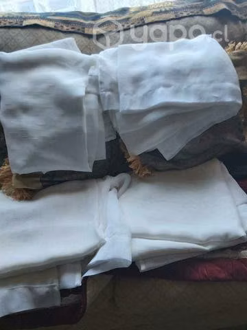 4 cortina, de 3 mtrs cada una