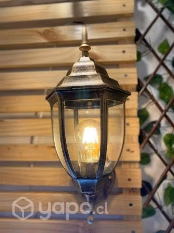 💡lámpara farol exterior