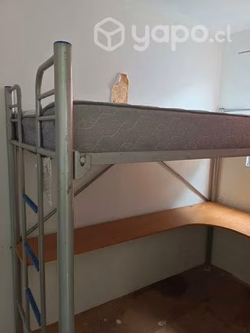 Cama con escritorio de regalo silla bar - Imagen 3