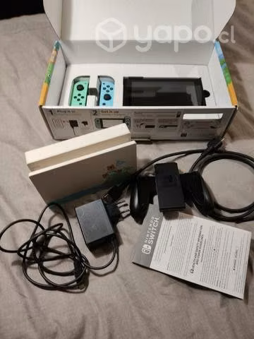Nintendo Switch Animal Crossing Edition Semi Nueva