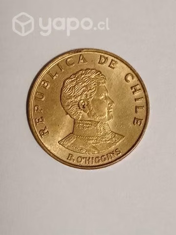 Moneda 10 céntimos. Chile. 1971