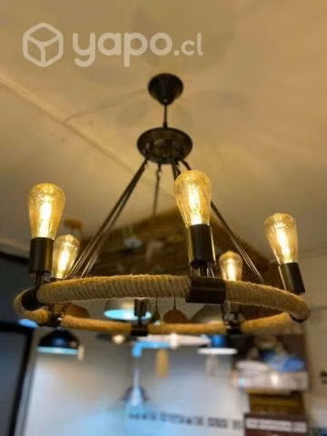 💡lámparas rústicas
