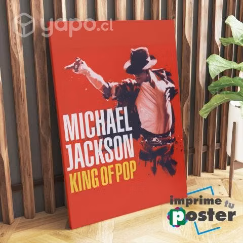 CUADRO DE MICHAEL JACKSON 40x55cm llegar y colgar