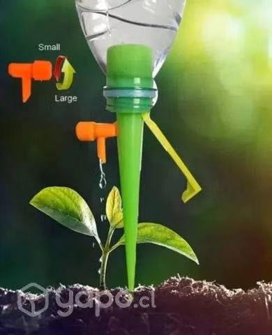 Pack 12 Goteros Para Plantas Indoor Y Exterior Rie