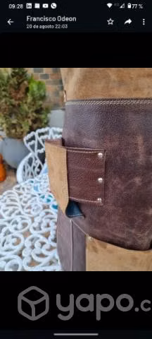 Pechera asadera 100%cuero